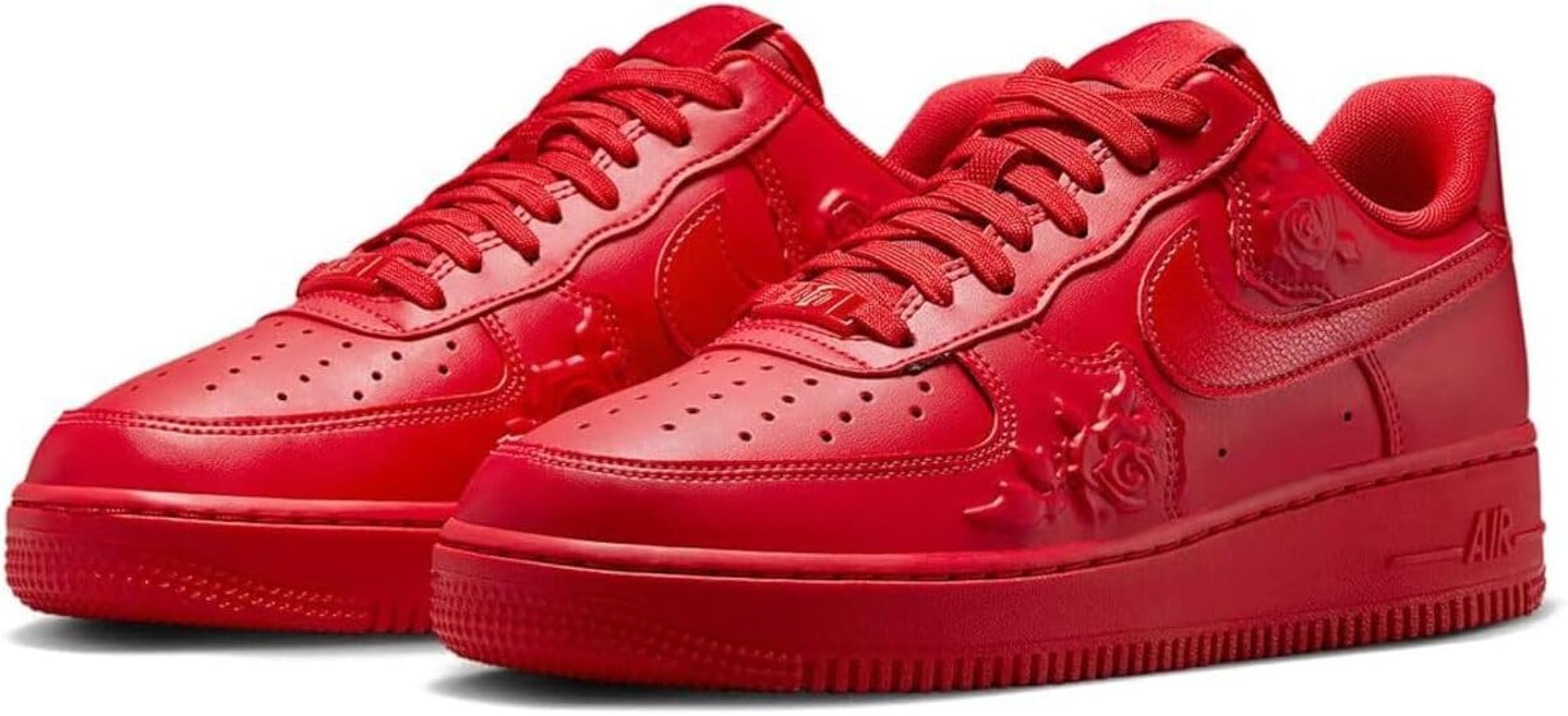 あり　ファイアレッド Nike Air Force 1 Fusion Atomic Red Athletic Low Shoes 488298